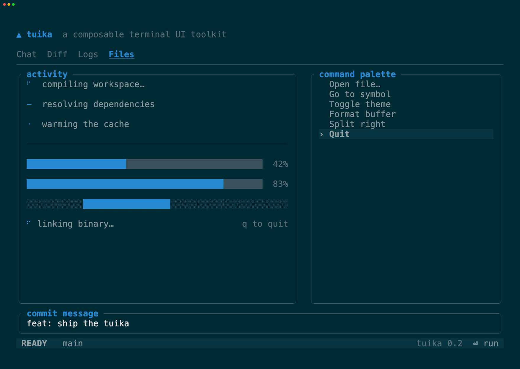 Solarized Dark theme
